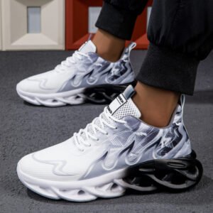 Sneakers Casual Braided Design With A Thick Sole