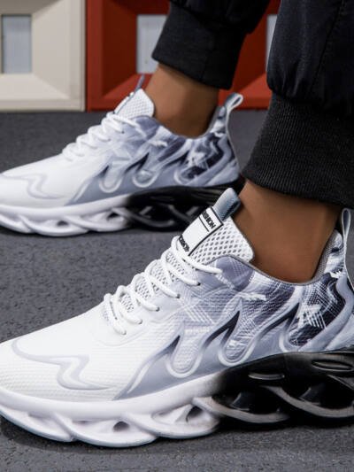 Sneakers Casual Braided Design With A Thick Sole