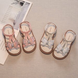 Girls' Fashion All-matching Baby Bowknot Shoes