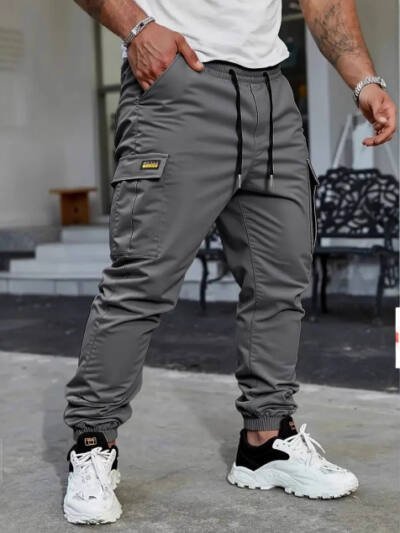 Mens Outdoor Casual Long Pants Sweatpants American Style