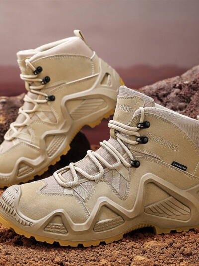 High-top Tactical Shoes Wear-resistant Desert Boots Outdoor New Combat Boots