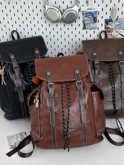 Fashion Casual Large Capacity Retro Trendy Outdoor Men's Travel Backpack