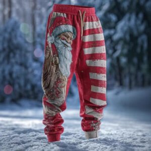 Mens Stylish Casual Printed Drawstring Sweatpants