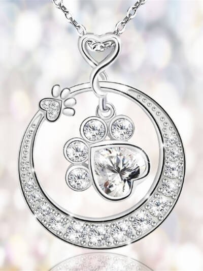 Disc Diamond Star Moon Smart Necklace