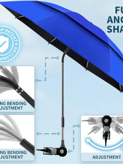 Outdoor Sun Protection Fishing And Camping Foldable Beach Chair With A Sunshade