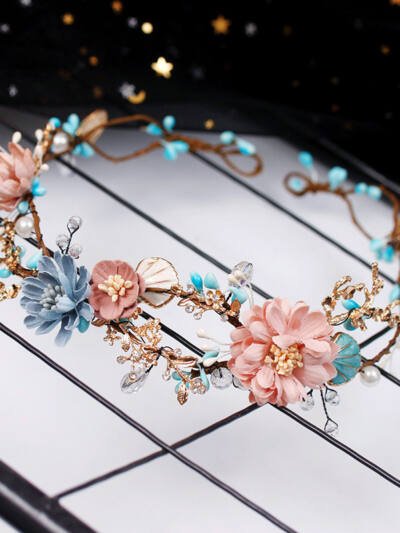 Fashion Personality Bridal Headdress Wreath Hair Hoop