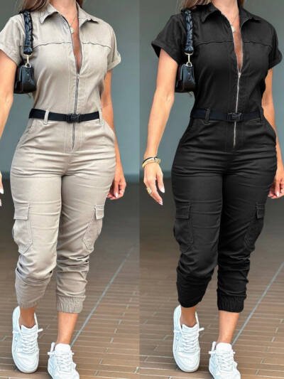Women's Casual Work Clothes Jumpsuit