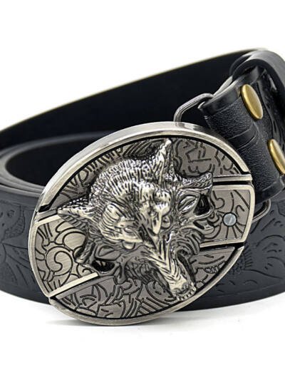 Men's Casual All-match Smooth Buckle Belt