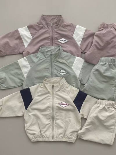 Sport Cardigan Suit Stand Collar Long-sleeve Zipper Suit