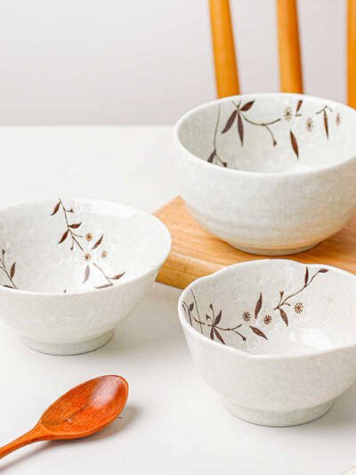 Ceramic Tableware Household Single Rice Bowl