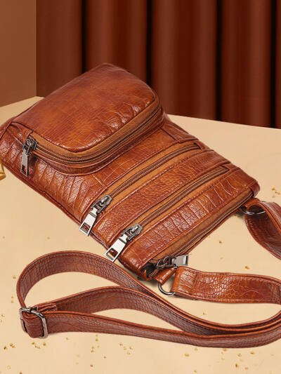 Women's Fashion Retro Soft Leather Shoulder Messenger Bag