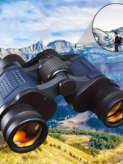 Binoculars For Adults High Power,60x60 With Low Light Night Vision Waterproof Binoculars Watching Outdoor Sports Concerts Binoculars For Bird Watching Professional