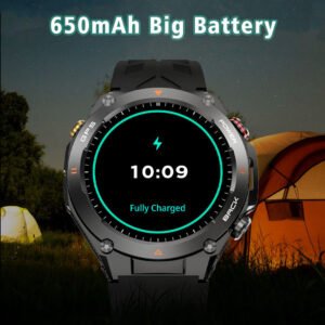 SENBONO GPS Smart Watch Men 1.45'' HD Screen Built-In GPS Altimeter Barometer Compass AI Voice Compatible With Android & IPhone