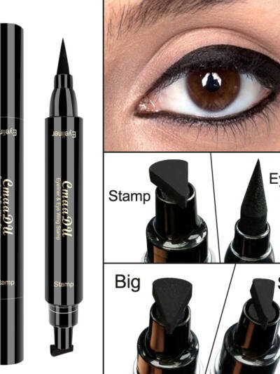 Double-headed wing seal eyeliner