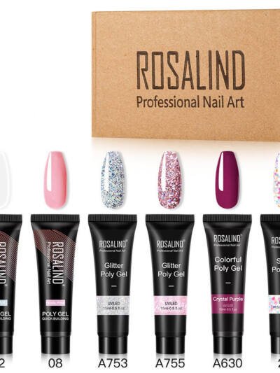Multi-color mixed nail solid model glue