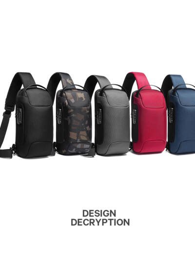 Men's Business Messenger Waterproof Shoulder Bag
