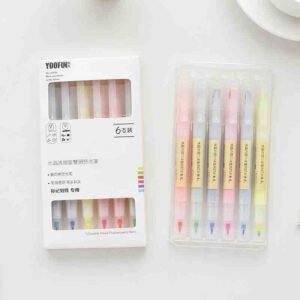Korean Version Of Cute Colored Note Pens With Rough Strokes And Emphasis Markers