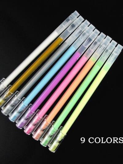 3Pcs Highlight Liner Sketch Markers White Paint Marker Pen