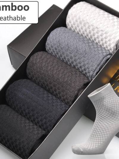 Socks men's new bamboo fiber men's socks