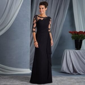 Long Sleeve Lace Slim Sexy Simple Fashion Dress