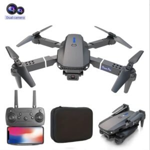 Drone Pro Foldable Dual-Camera Drone With Remote Controller & Carrying Case | HD FPV Quadcopter For Adults & Teens