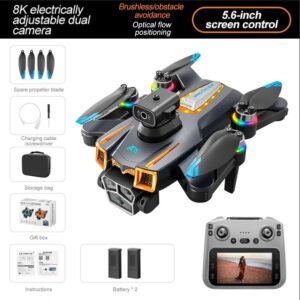 A19 Large Screen Drone: 4.3-inch + 5G Ultra HD Image Transmission, Say Goodbye To Freezing! Brushless Motor + Electronic Anti-shake, Optical Flow Positioning + Four-way Obstacle Avoidance