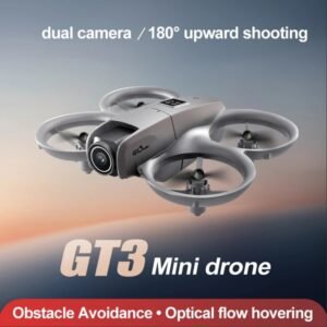 The GT3 Mini Drone Is Equipped With An Adjustable HD Camera (180°), Real-time FPV, Automatic Obstacle Avoidance, Propeller Protection Suitable For Children, Mobile App Control, And One-key Takeoff/lan