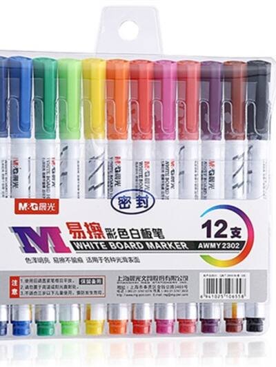 NEWColor Whiteboard Markers Water-based Erasable Marker Pen