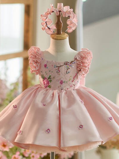 New Flying Sleeves Heavy Industry Umbrella Princess Dress