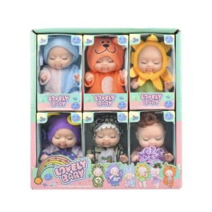 6pcs Princess Doll Gift Box, Perfect Birthday And Holiday Gift, Christmas-Halloween Gift For Girls