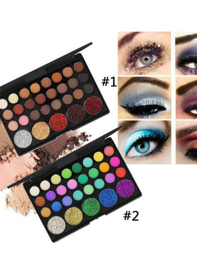 29 Color Eyeshadow Palette Cosmetic Makeup Set 01 02