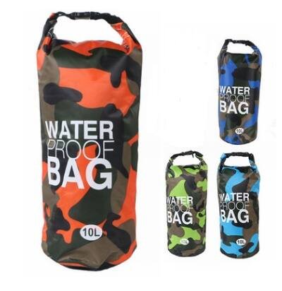 Camouflage waterproof bucket bag beach bag waterproof bucket bag outdoor drifting waterproof bag waterproof bag