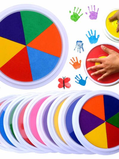 New Hot Selling Kindergarten Finger Print Mud Non-toxic Washable Pigment