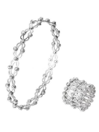 2in1 Stretching Can Foldable Ring, Adjustable Transforming Bracelet Ring Magic For Women And Men,Rose Gold Telescopic Ring,Silver Telescopic Ring