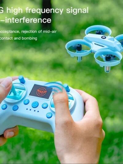 S4 Mini Remote Control Intelligent Obstacle Avoidance - Light Flow Hovering - Multiple Light Variations - Indoor And Outdoor Flight - Beginner Drone For Beginners