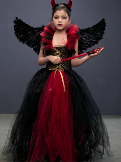 Halloween Little Devil Cosplay Gothic Dress
