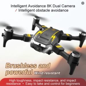 S6 Professional Remote Control Drone, Dual Camera Dual Folding Remote Control Quadcopter Height Holding Remote Control, Christmas Halloween Thanksgiving Gifts