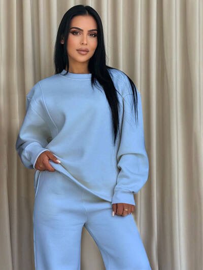 Women's Fashion Casual Wide-leg Pants Suit