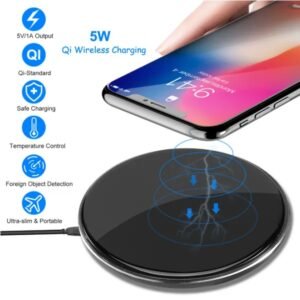 Wireless Charger Qi Certified Ultra Slim 5W Charging Pad