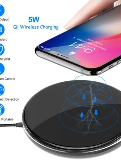 Wireless Charger Qi Certified Ultra Slim 5W Charging Pad