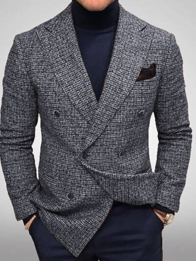 Casual Men's Loose And Simple Suit Jacket