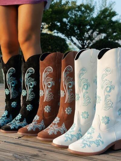 Plus Size High Cylinder Below The Knee Boots
