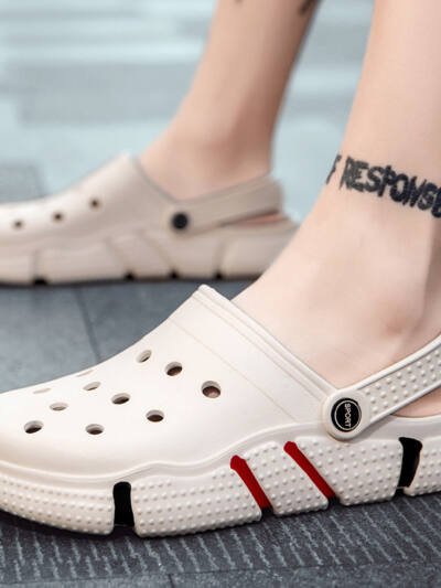 Men Sandals Summer Hole Shoes Beach Slippers