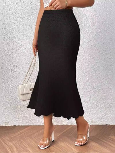 Women's Fashion Elegant Knitted Jacquard Stretch