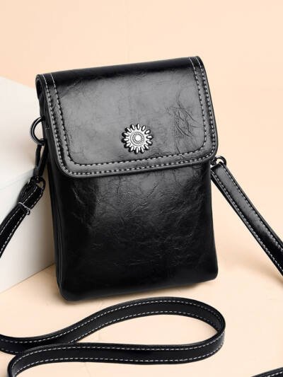 Fashion Simple Large Capacity Mobile Phone Bag Mini Crossbody Bag