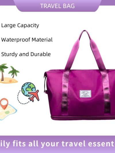 Rainproof, Portable, Wear-resistant, Large-capacity Beach Bag Travel Bag