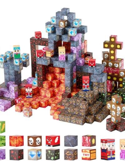 Magnetic Blocks 150 PCS Dark Castle Set STEM Montessori Sensory Toys