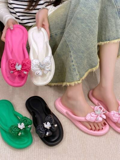 EVA Non-slip Wear-resistant Fashion All-match Women's Outdoor Slippers