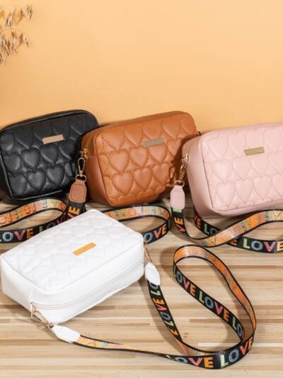 All-matching Casual Heart-shaped Embroidered Bag