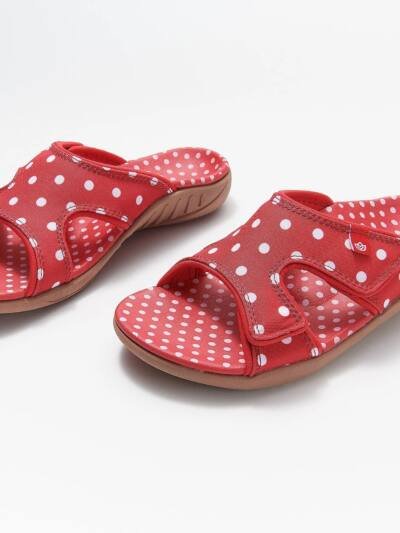 Ladies Flat Arch Velcro Outer Casual Beach Shoes